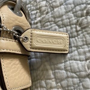 Coach Vintage Leather Brown Shoulder Front Buckle Bag